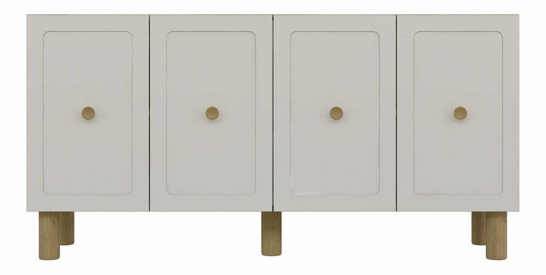 Komoda Rosna (safirni hrast + bijela)