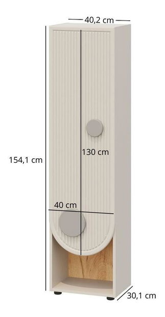 Dulap cu rafturi Perdidos (cașmir) 