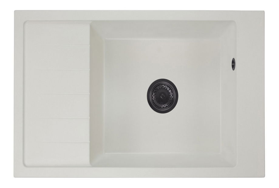 Mosogató Lurano (fehér) (csaplyuk nélküll) (B)