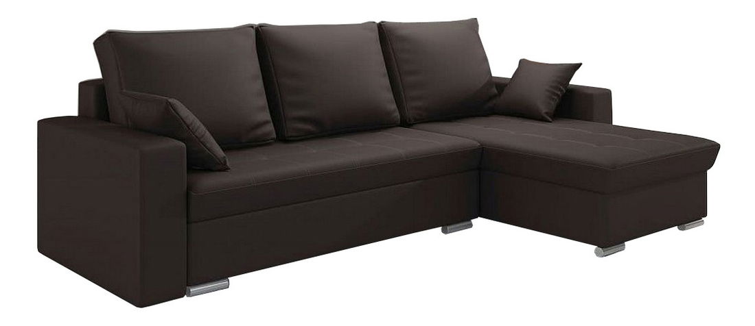 Rohová sedačka Valmero (hnedá) (P)