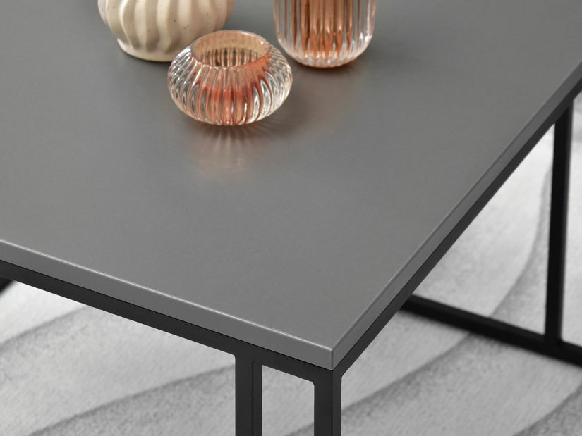 Konferenčný stolík S Defraudado (grafitová + čierna)
