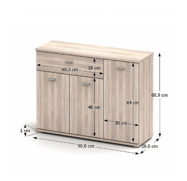 Comodă Amo typ 3 Stejar sonoma
