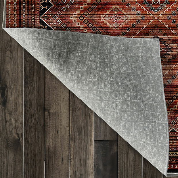 Covor 140 x 220 cm Kecke 56 (roșu închis)