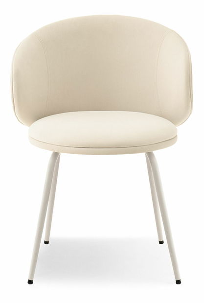 Jedálenská stolička Carbono (krémová + sivá)