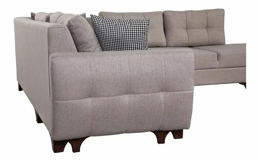 Rohová sedačka Clof (krémová) (L)