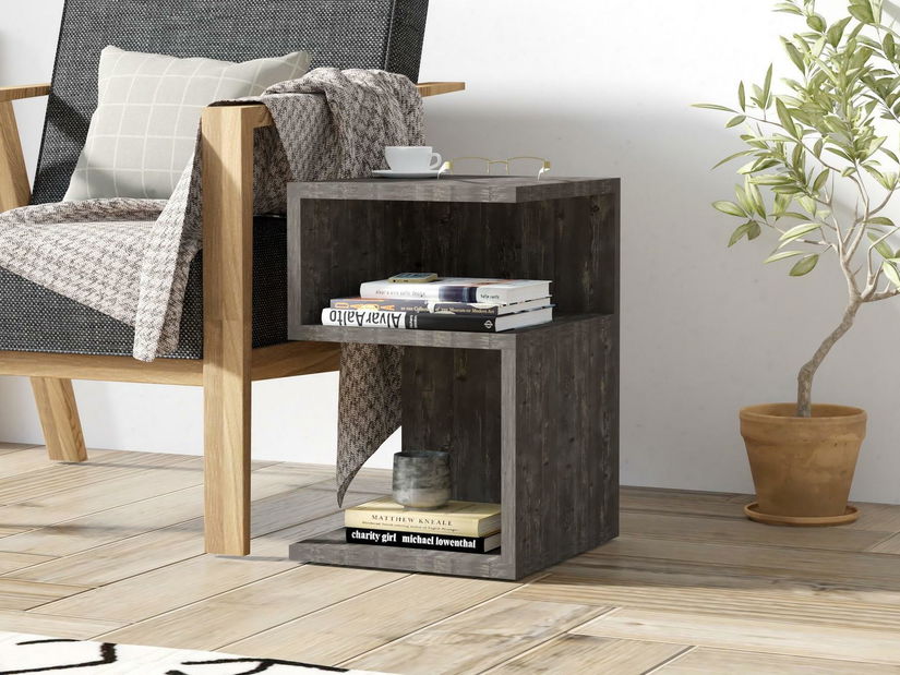 Măsuță laterală Naboto (antracit)