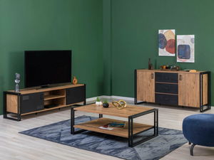 Set za dnevni boravak Cosmopolitan 23 (atlantska borovina + crna)