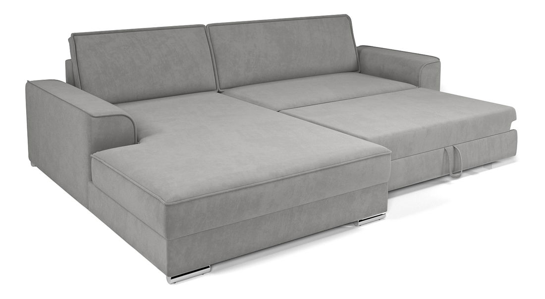 Rohová sedačka Tunos (L) (sivohnedá)