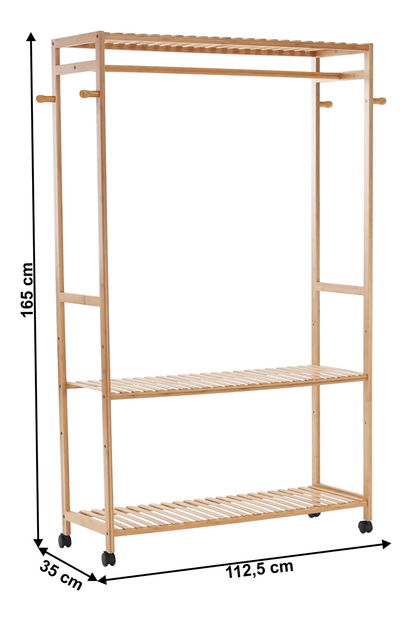 Organizator za odjeću Deneuve (prirodni bambus)