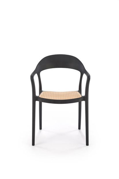 Vrtna stolica Karo (crna + natural)