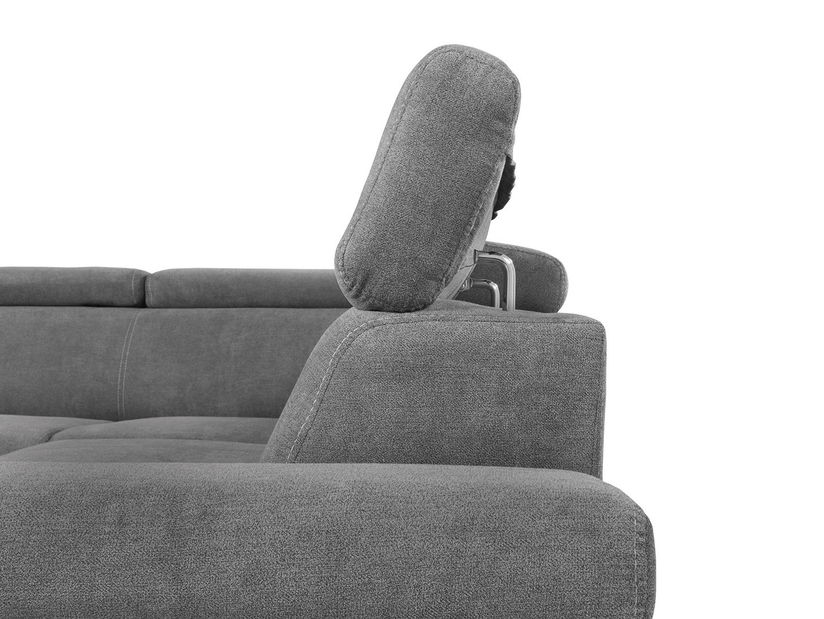 Rohová sedačka BRW Loft 2F.RECBK (svetlosivá) (P)