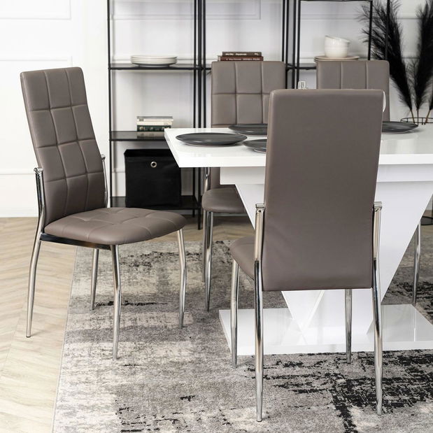 Étkezőszék Marinaleda (szürke öko-bőr)