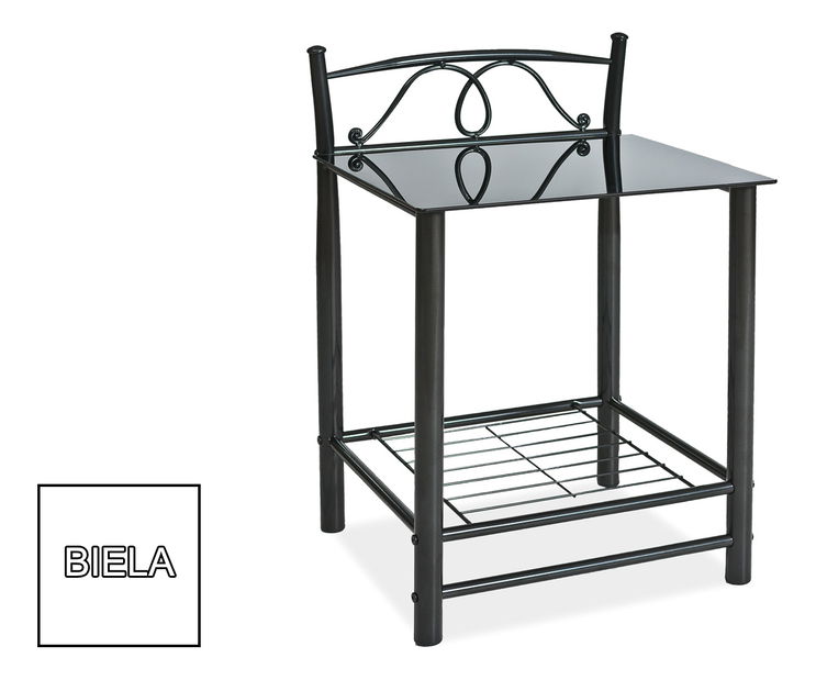 Nočný stolík ET-920 (biela) *výpredaj