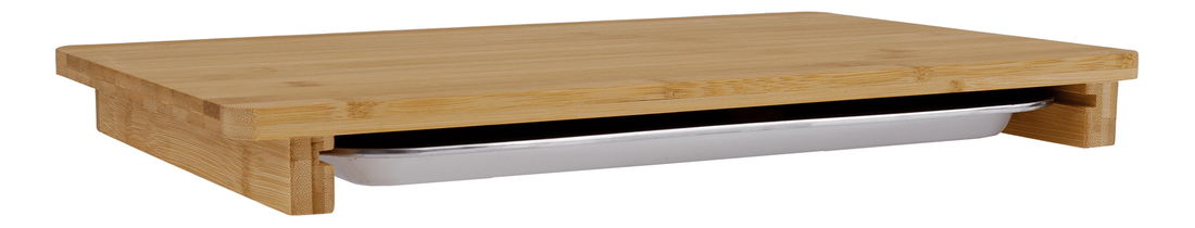 Doska na krájanie so zásuvkou Tarosh 1 (bambus + oceľ)