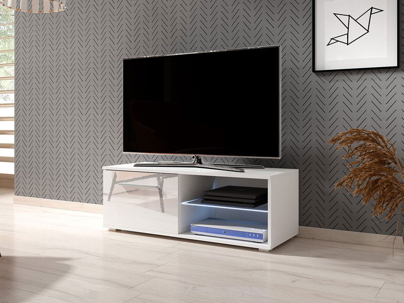 TV stolík/skrinka Perenil (biela) *bazár