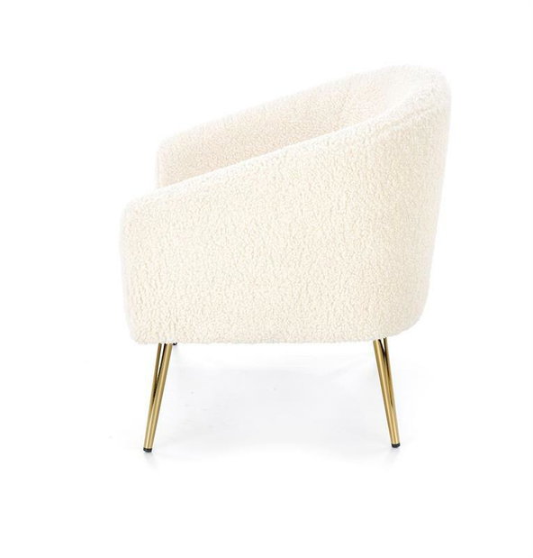 Fotoliu relax Goldie (Crem + Auriu)