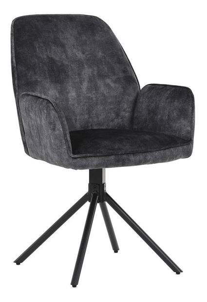 Jedálenská stolička Heridas (čierna)