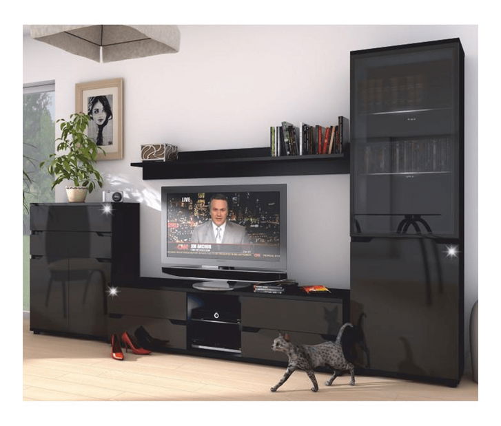 Konferenčný stolík Aberdovey AS 96 (čierna)