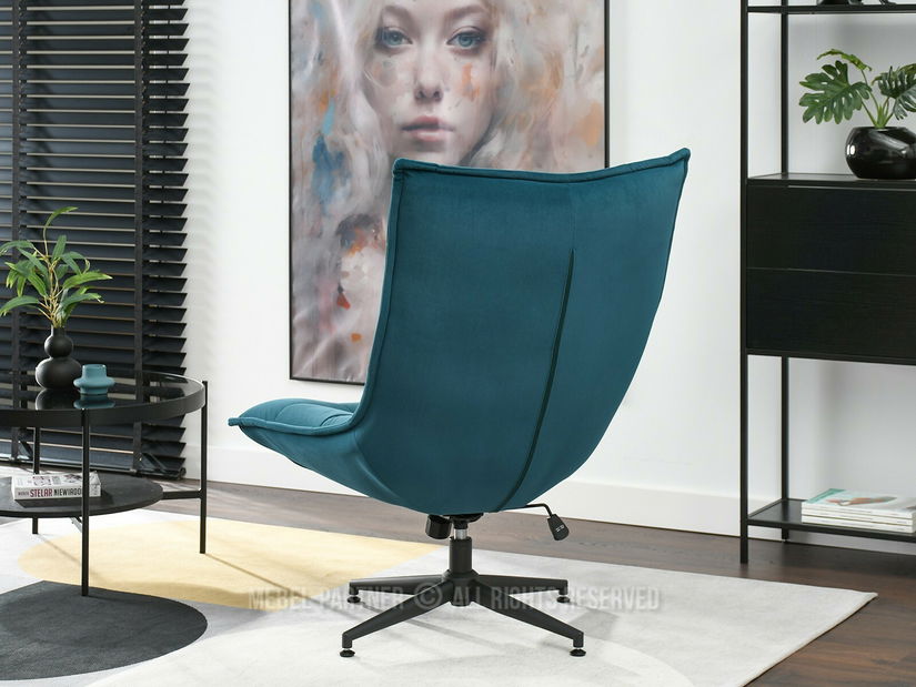 Fotoliu Palma (turcoaz + negru)