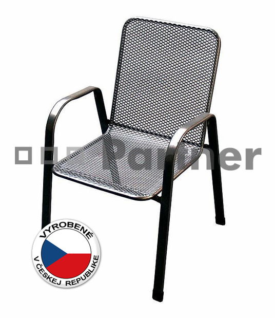 Záhradná stolička Sága nízka (kov)