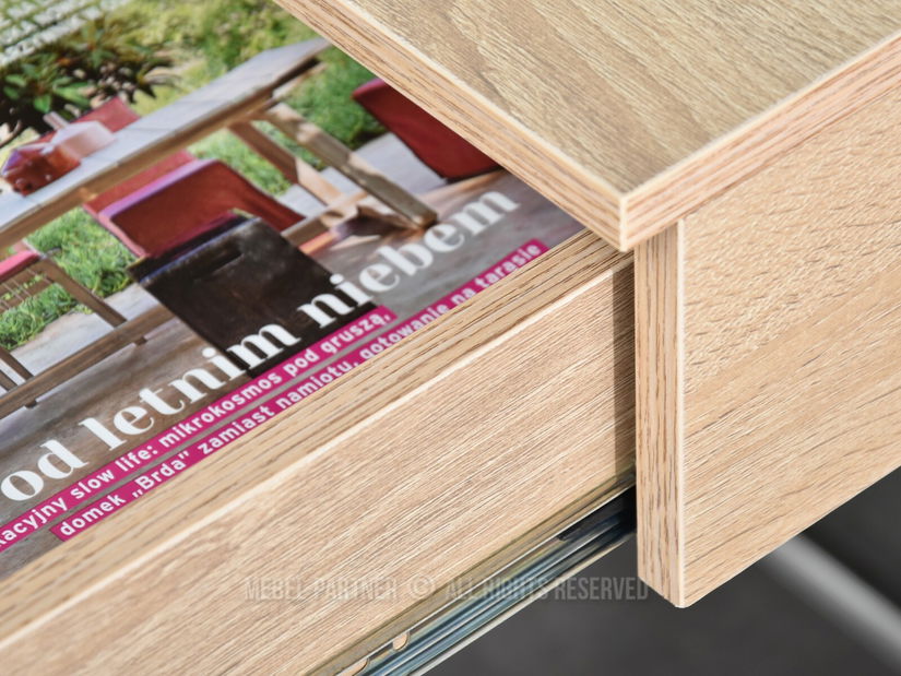 PC asztal Norway (tölgy + fekete)