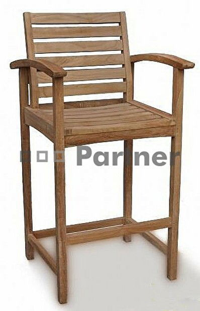 Záhradná stolička Barová (Teak)