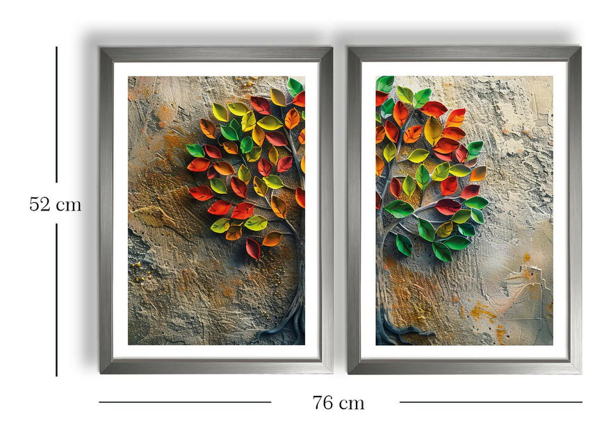 Tablou Balama (multicolor) (2 buc)