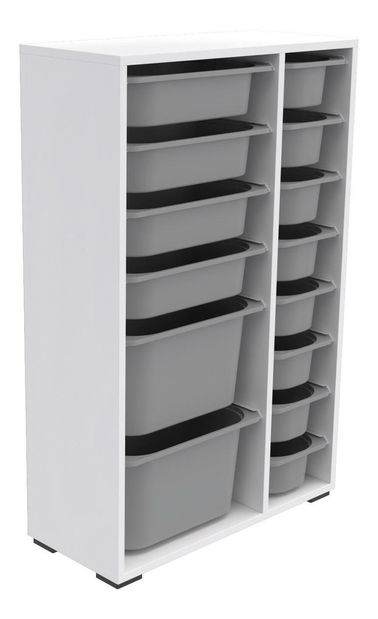 Organizator za igračke Dremonka 7 (siva + bijela)