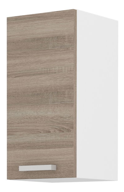 Gornji kuhinjski ormarić- Domton 30 G 72 1F (bijela + hrast sonoma tartuf)