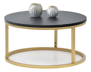Konferenčný stolík Kolja Stolik S (čierna + zlatá)
