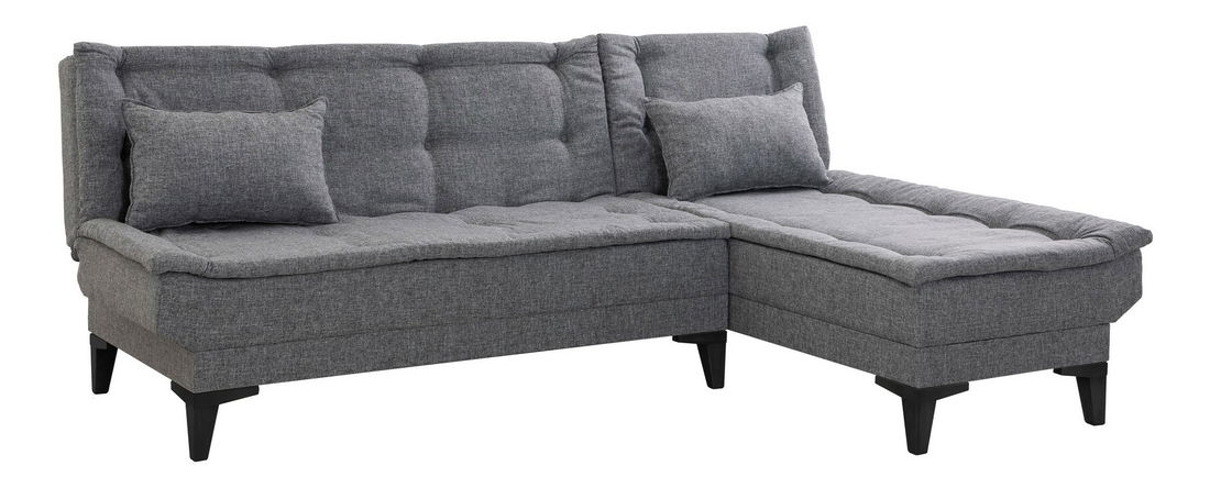 Kutna sofa na razvlačenje Syrma S (tamnosiva)