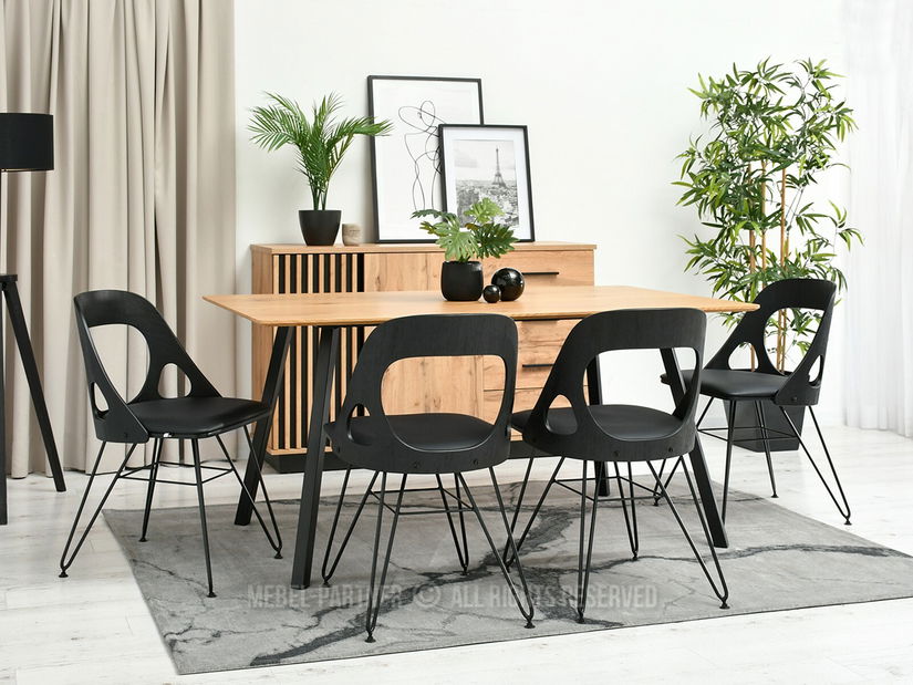 Stolička Alik (čierna)