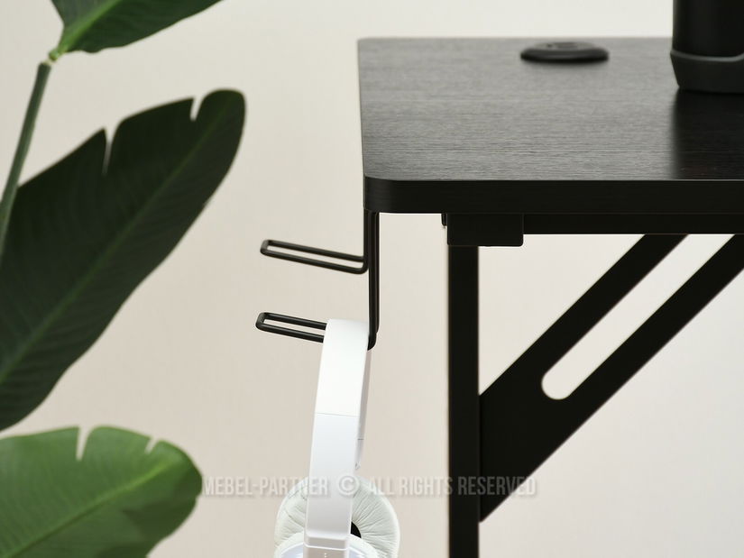 PC stolík Matts 115 (čierne drevo + čierna)