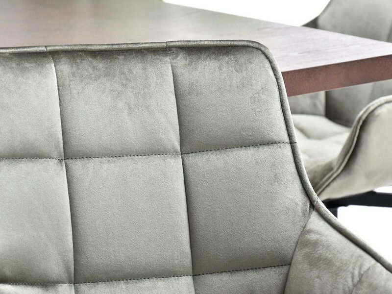 Szék Aranbura (szürke metál + ​​fekete)