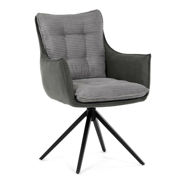 Jedálenská stolička Dumling (sivá)