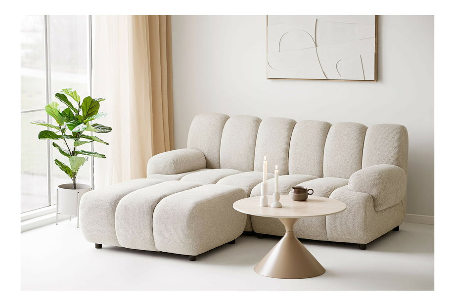 Modularna kutna garnitura (L) Tessalia 2P (pijesak)