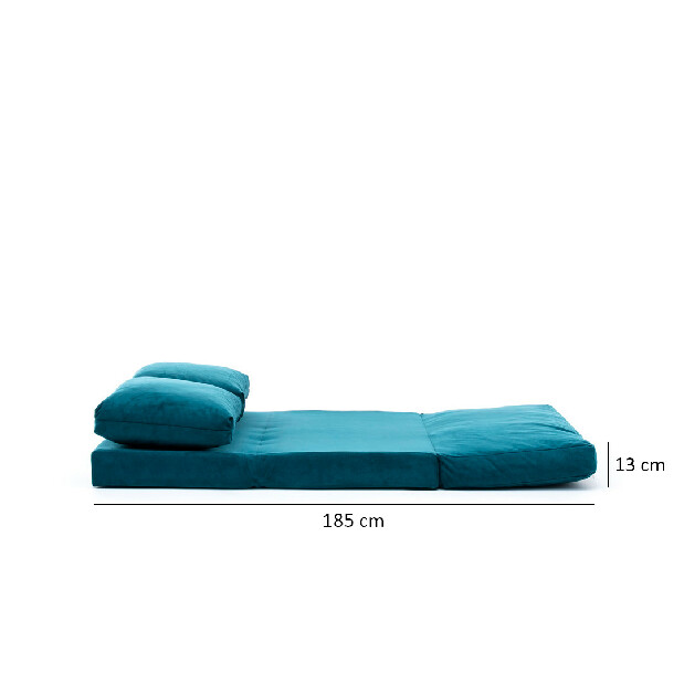 Canapea futon Tilda (Petrol)