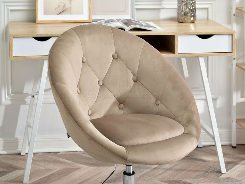 Kreslo Lush 4 (béžová + chrómová)