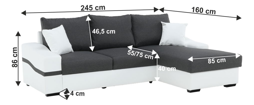 Colțar Orleton 2R+L (D)