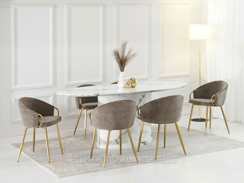 Scaun Carma K (nisipiu + auriu)