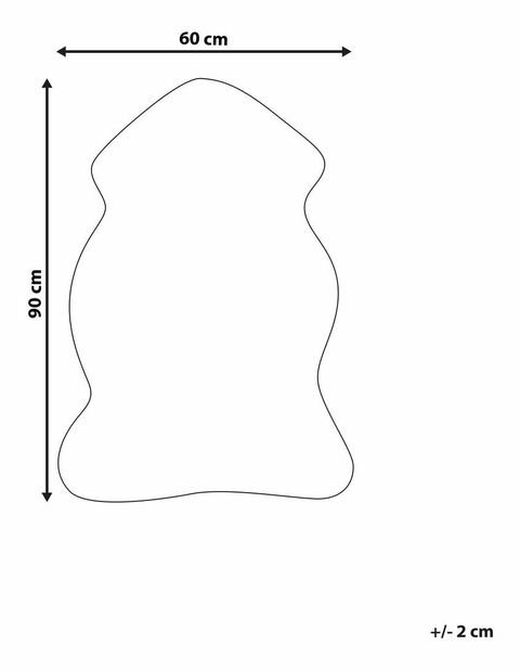 Szőnyeg 60x90 cm URUSA (fehér)