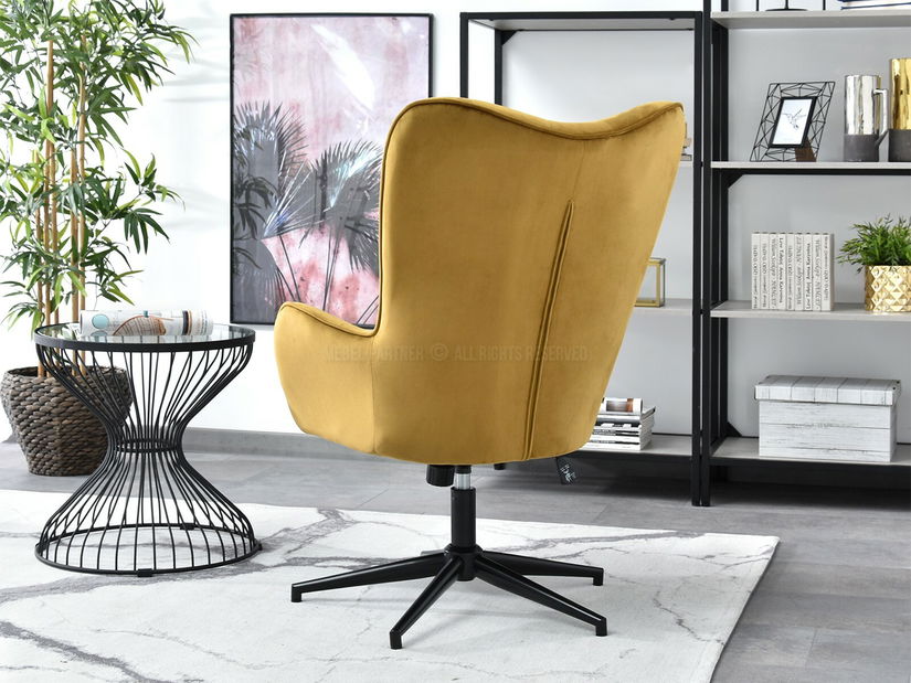 Fotoliu Truni (auriu + negru)