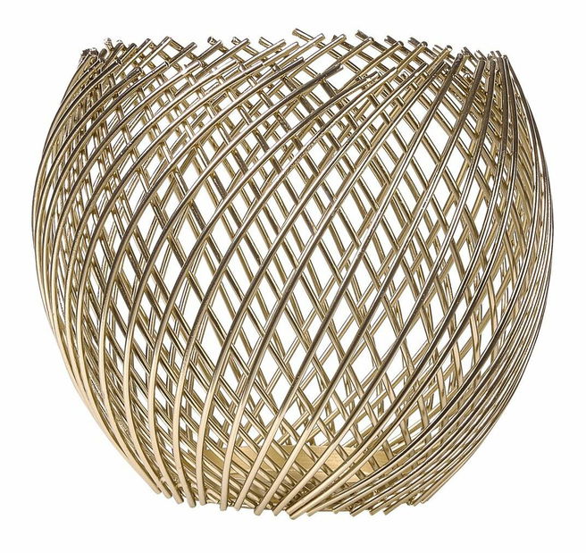 Set 2 svietnikov Tandi (zlatá)