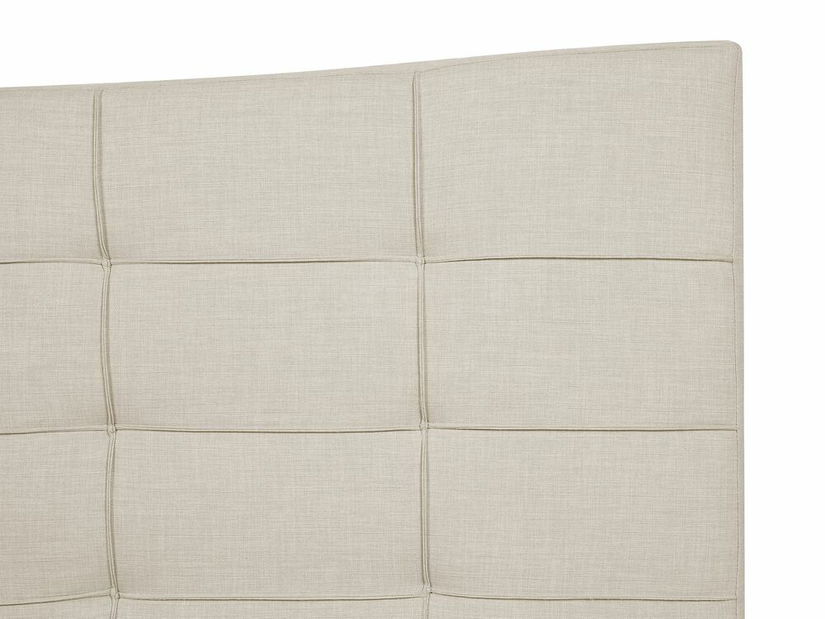 Manželská posteľ 180 cm LANEL (s roštom) (béžová)