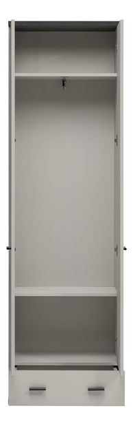 Šatníková skriňa Hagon HG A (kašmír + čierna)