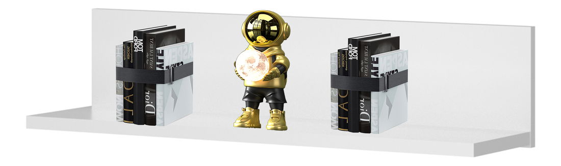 Poliță 90 cm Ethan (alb)