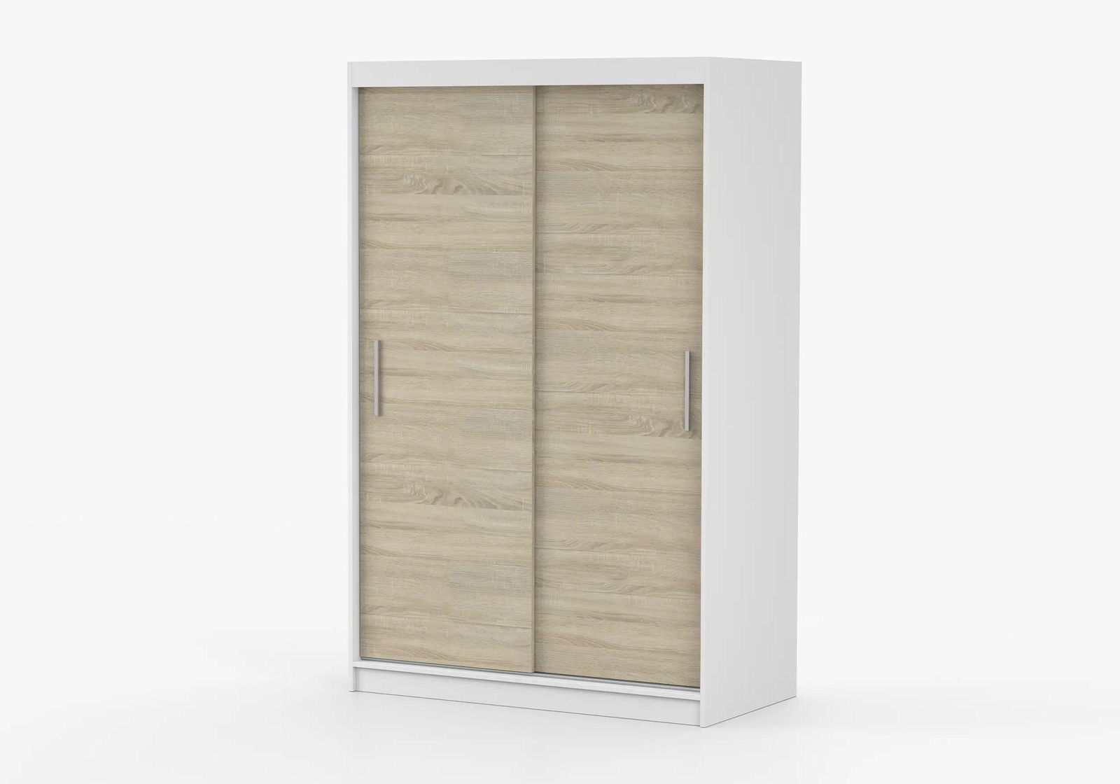 Dulap de haine Nestor 04 (alb + stejar sonoma)