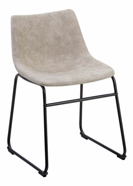 Set 2 buc. scaune pentru sufragerie Basta (bej)