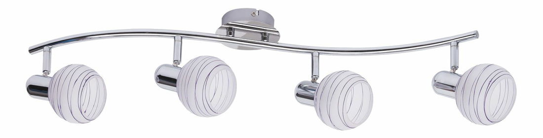 Bodové svietidlo Aurel Lilac 6368 (chrómová + fialová)