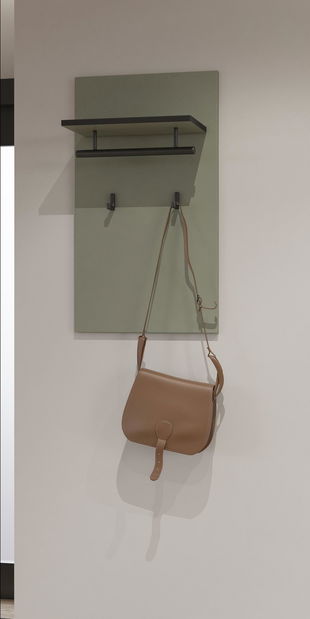 Zidna vješalica Crossroad H G03 (bor zelena + crna)